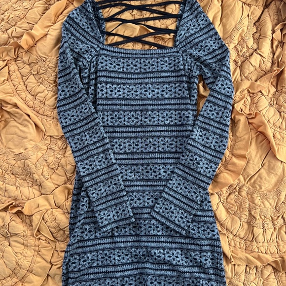 Free People Black and Grey Bodycon dress - Picture 8 of 8